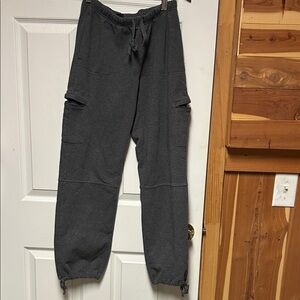 GAP Women's Charcoal Cargo Pants